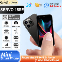 Mini Smartphone – 3.0 Inch Display with Facial Recognition for Android