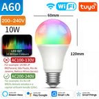 Smart LED Light Bulb – RGB Dimmable WiFi Lamp for Home Automation