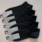 Cotton Ankle Socks – Invisible Sweat-Absorbent Socks for Women EU 36-42