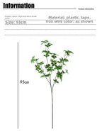 Artificial Japanese Pieris – 35.4 Inch Faux Greenery for Nordic Home Decor
