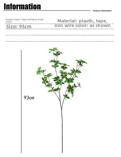 Artificial Japanese Pieris – 35.4 Inch Faux Greenery for Nordic Home Decor
