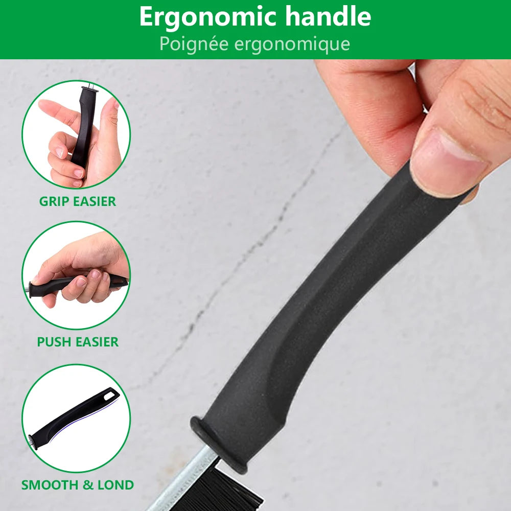 Hard Bristle Crevice Brush – Precision Scrubber for Kitchen and Tile Seams