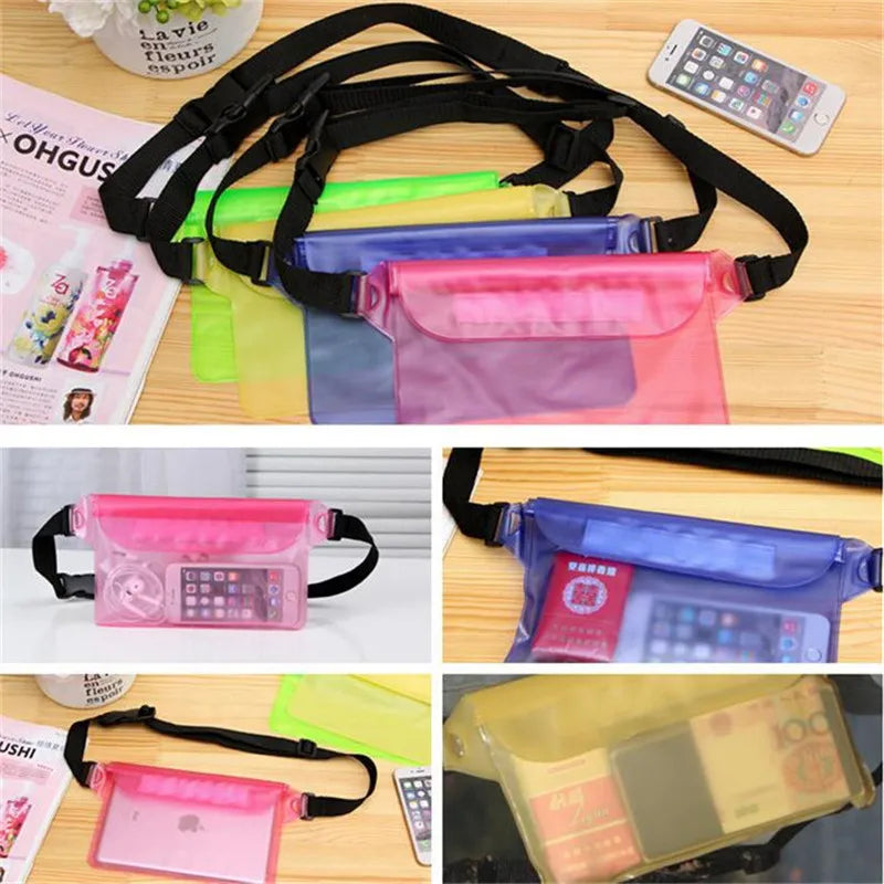 Waterproof Dry Waist Bag – Floating Pouch for Swimming Diving and Boating