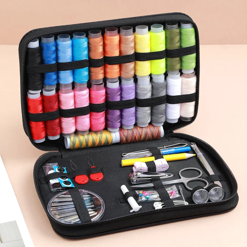Portable Sewing Kit – Complete Tool Set for DIY Handwork and Travel Repairs