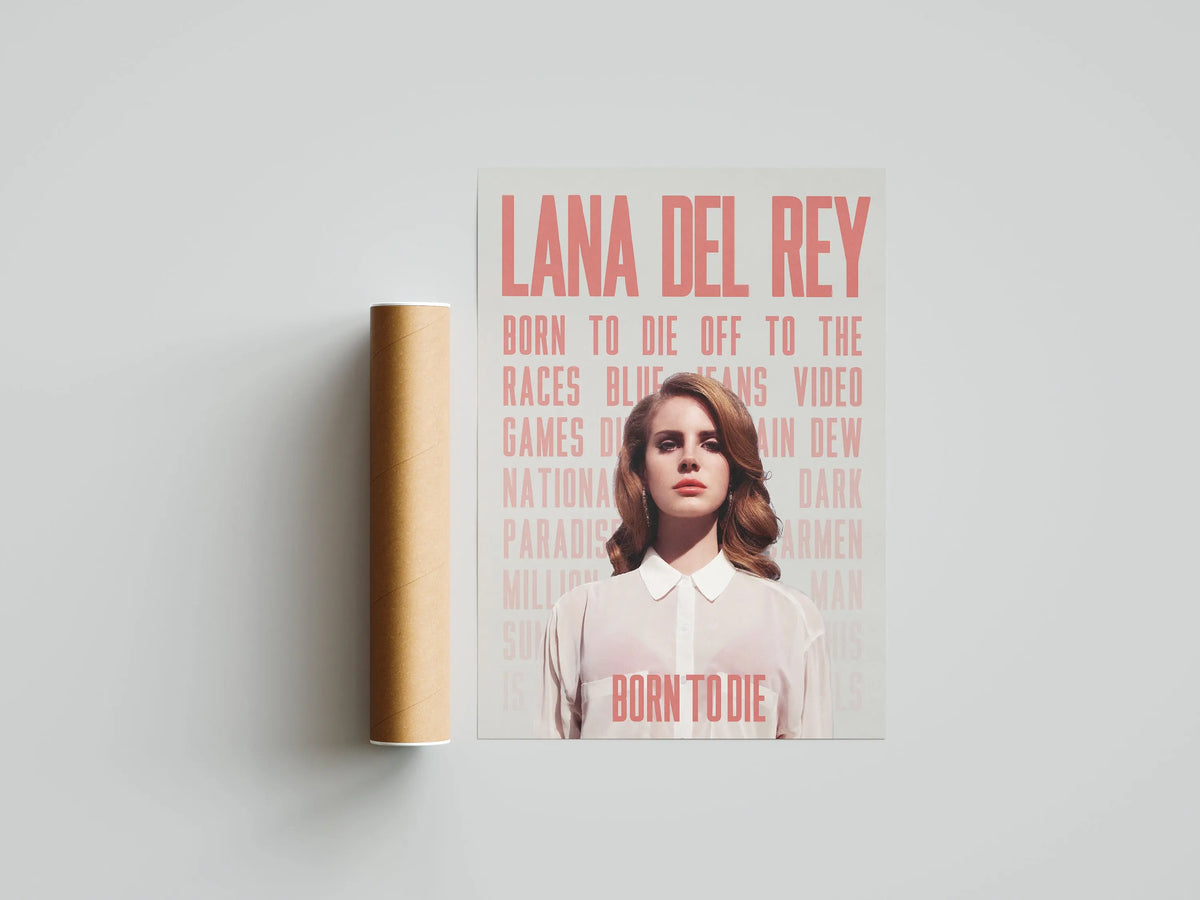 Lana Del Rey Music Album Canvas Poster – Aesthetic Wall Art for Home Decor
