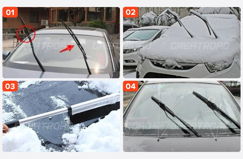 Front Wiper Blades – 26" and 19" Set for Citroen C5 MK1 Windshield Maintenance