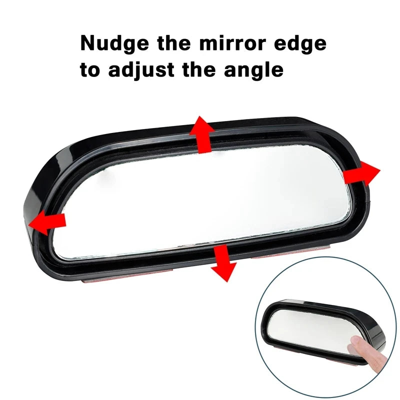 Adjustable Convex Blind Spot Mirror – Wide Angle Auxiliary for Car Parking
