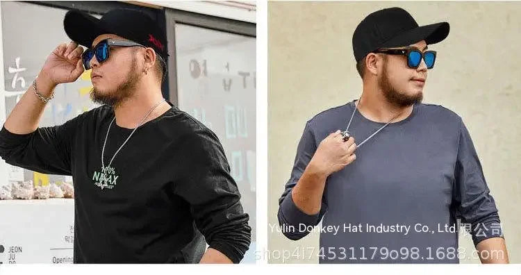 Oversized Cotton Baseball Cap – Adjustable Large Fit for Men and Women