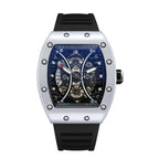 Luminous Tonneau Men's Watch – Luxury Sport Calendar Wristwatch for Daily Wear