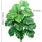 Artificial Monstera Plant – 104cm Plastic Palm Tree for Home Office Decor