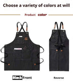 Canvas Chef Apron – Professional Kitchen Bib for BBQ and Salon Use