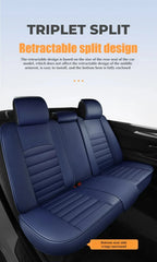 Full-Wrap Leather Car Seat Covers – Durable Universal Fit for All-Season Driving