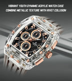 NAVIFORCE Silicone Chronograph Watch – Waterproof Sport Accessory for Men