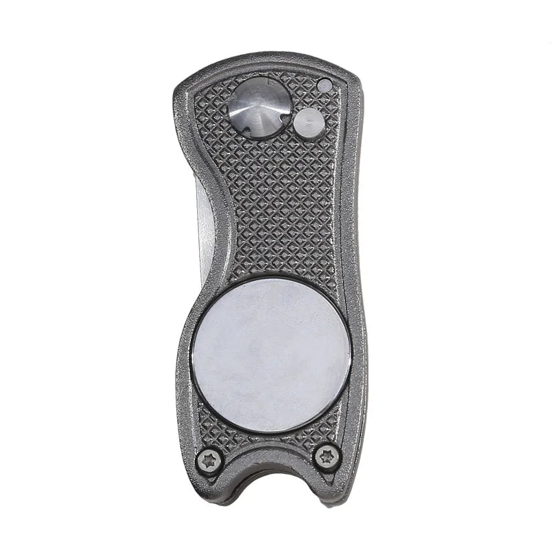Foldable Golf Divot Tool – Groove Cleaner for Putting Green Training