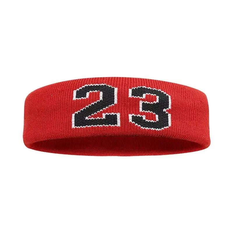 Cotton Athletic Headband – Elastic Sweatband for Gym Sports and Training