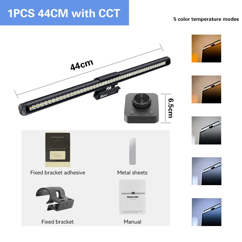 TUYA LED Monitor Light Bar – Remote Controlled E-Reading Lamp for Office