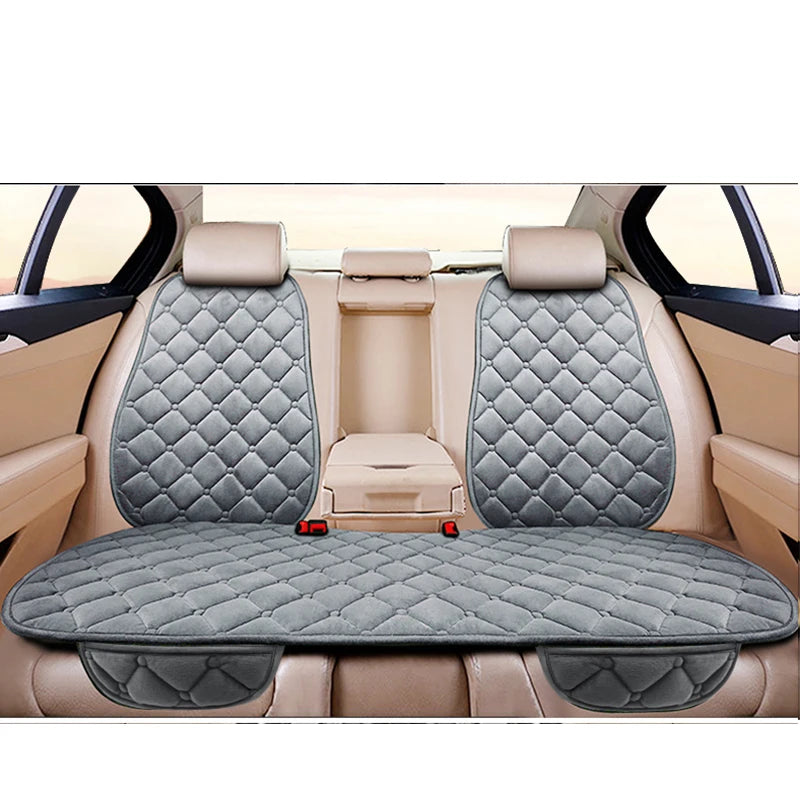 Universal Plush Car Seat Cushion – Winter Warmth for Automotive Interior