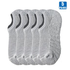 Cotton Low-Cut Ankle Socks – Breathable Casual Footwear for Men