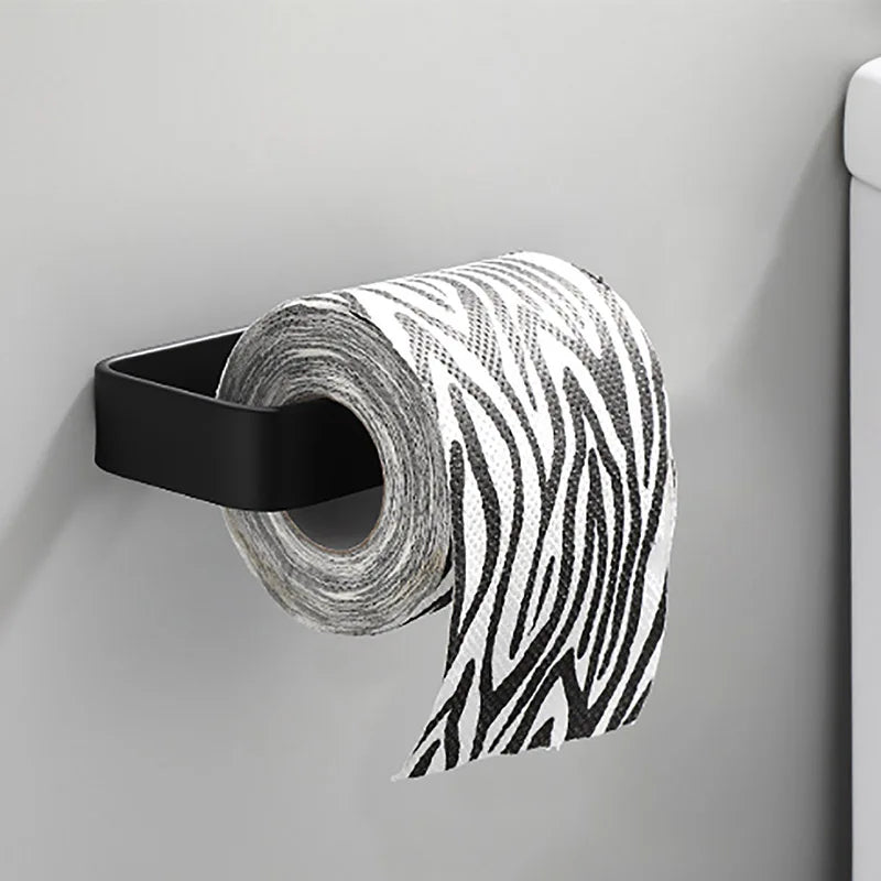 Adhesive Paper Towel Holder – Wall Mounted Rack for Kitchen and Bathroom