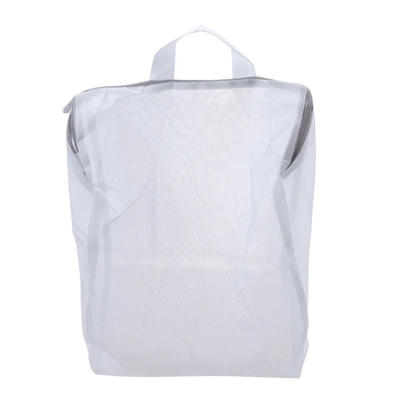 Mesh Zipped Laundry Bag – Anti-Deformation Polyester Net for Washing Machines
