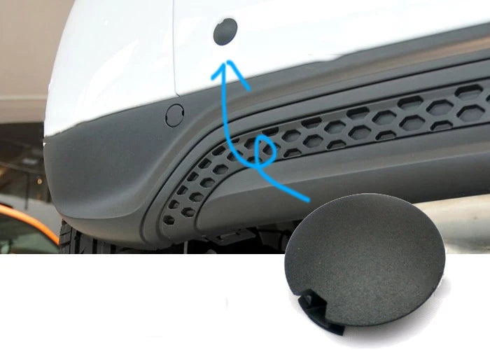 Plastic Tow Hook Cover – Waterproof Exterior Trim for Mercedes Smart Fortwo
