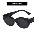 Vintage Cat Eye Sunglasses – Oval Elliptic Frames for Women UV Protection