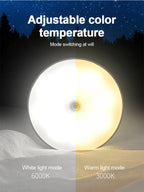 USB Rechargeable Motion Sensor Light – Magnetic Night Lamp for Home Bedroom