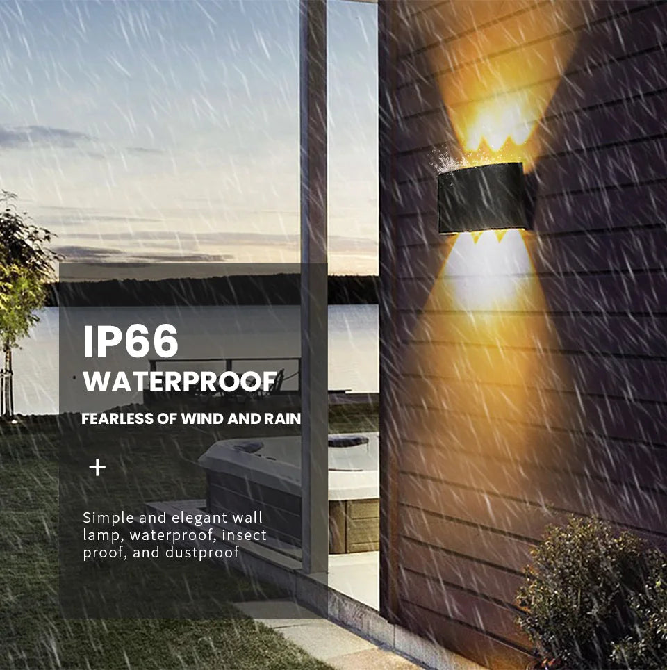 LED Wall Light – Waterproof High Brightness for Indoor Outdoor Decor