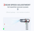 Portable Cordless Handheld Vacuum – High-Power Suction for Car and Home
