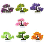 Artificial Potted Bonsai Tree – Zen Miniature Plant for Home Desk Decor