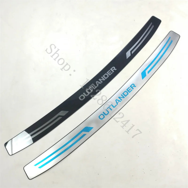 Stainless Rear Bumper Protector – Trunk Sill Plate for Mitsubishi Outlander