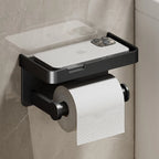 Aluminum Alloy Paper Holder – Wall-Mounted Rack for Bathroom and Kitchen