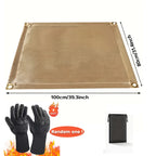 Fireproof Grill Mat – Heat Resistant Protective Pad for Outdoor BBQ Camping
