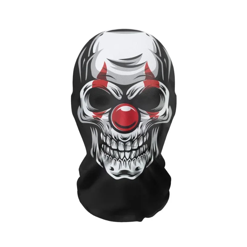Full Face Skull Animal Mask – Breathable Mesh Headgear for Halloween Cosplay