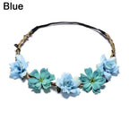Mexican Rose Flower Crown – Boho Floral Headpiece for Halloween Party Wedding