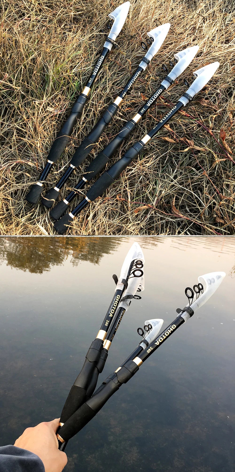 Telescopic Carbon Fishing Rod – Ultralight Spinning Pole for Outdoor Angling