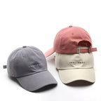 Embroidered Letter Baseball Cap – Adjustable Snapback for Outdoor Sports
