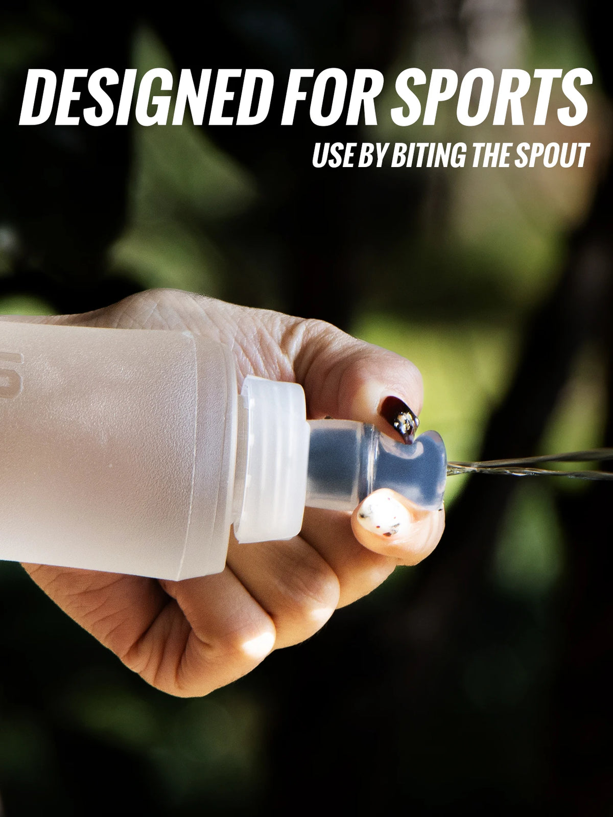 Collapsible TPU Soft Flask – BPA-Free Folding Water Bottle for Hiking and Running