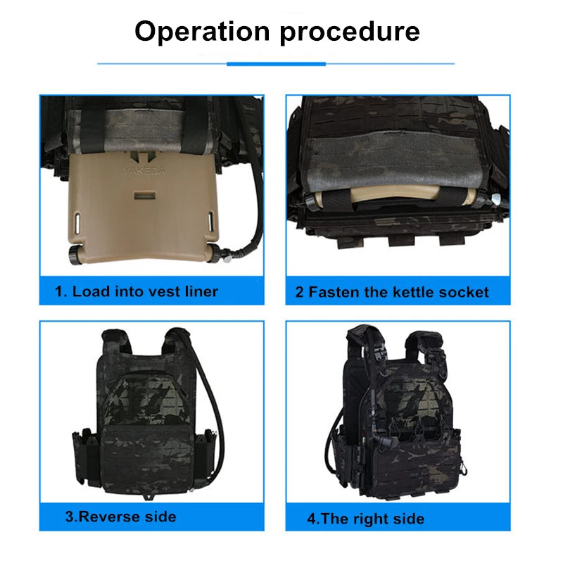 1.75L Hydration Bladder – Food Grade EVA for Tactical Vest and Hiking