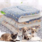 Flannel Dog Bed – Thickened Sleeping Mat for Small to Large Dogs and Cats
