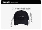 Embroidered Letter Baseball Cap – Adjustable Snapback for Outdoor Sports