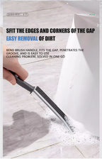 Hard Bristle Crevice Brush – Precision Scrubber for Kitchen and Tile Seams