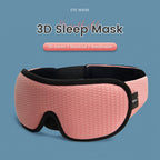 Memory Foam Sleep Mask – Ergonomic 3D Blindfold for Travel and Sleeping