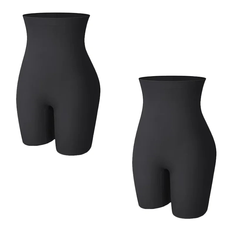 High Waist Shapewear Shorts – Breathable Cotton Blend for Tummy Control