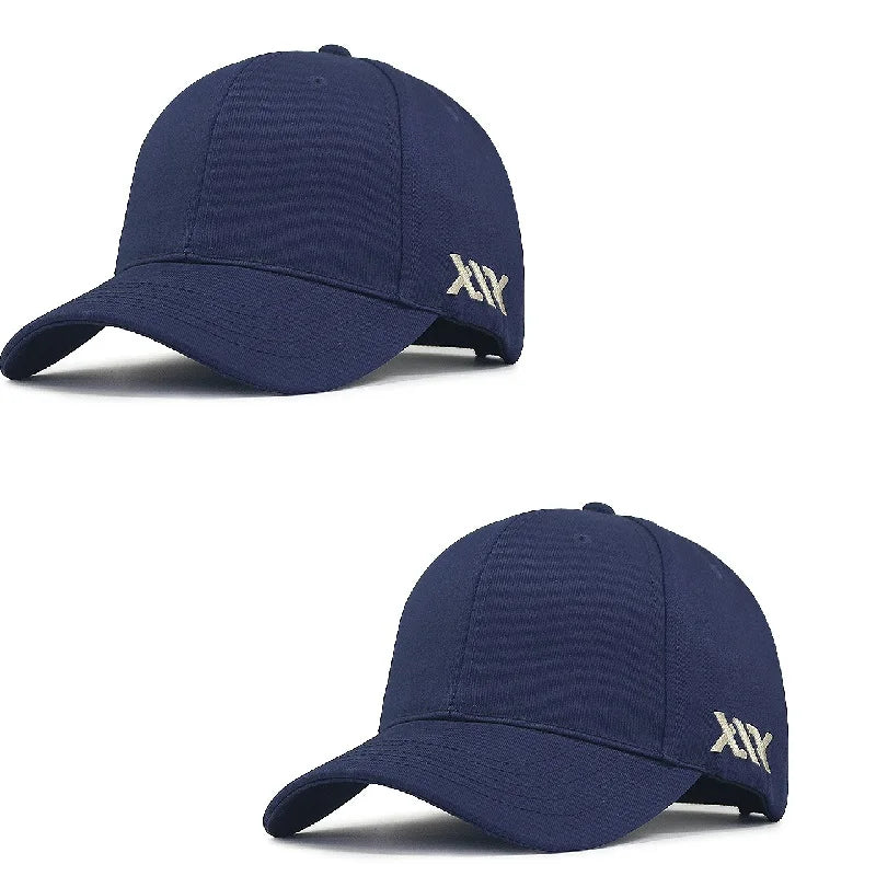 Oversized Cotton Baseball Cap – Adjustable Large Fit for Men and Women