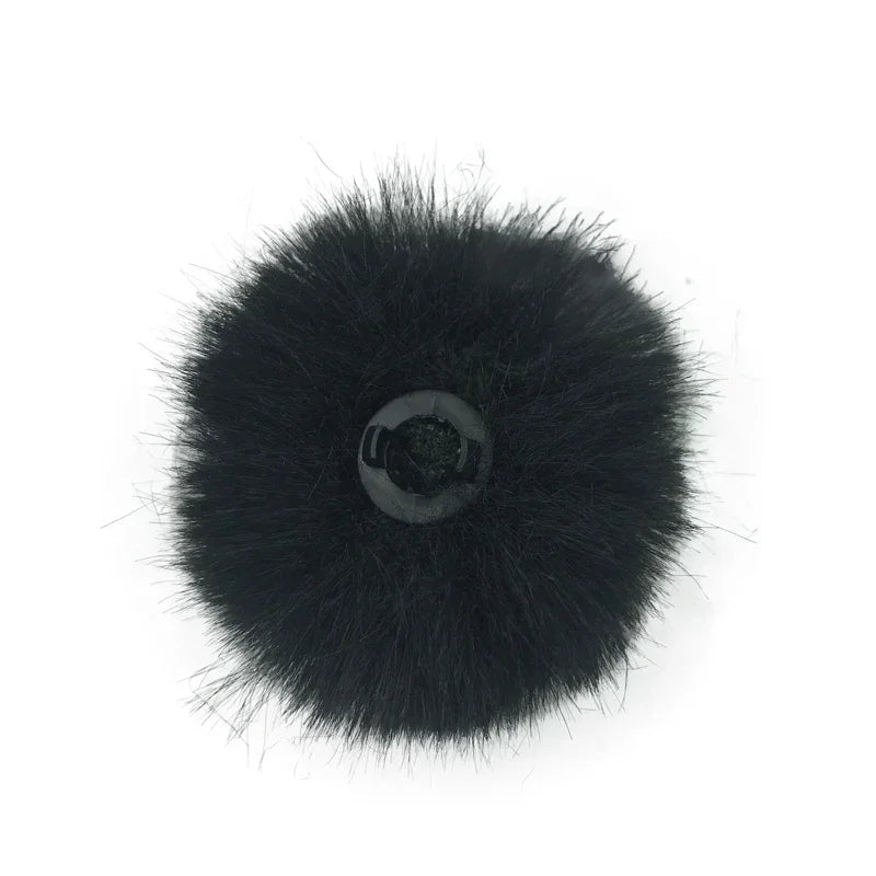 Furry Microphone Windscreen – Outdoor Windshield for Wireless Lavalier Mics