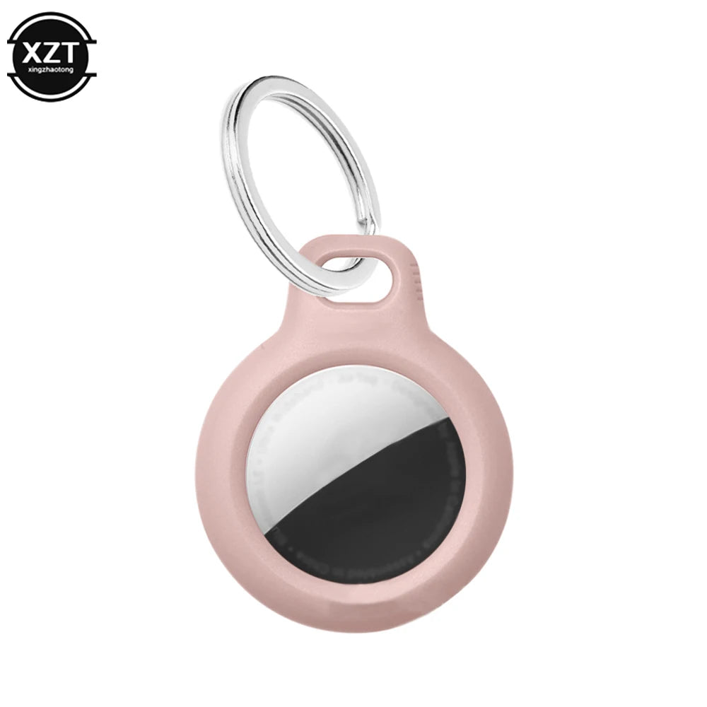 Protective Bumper Case with Strap for Airtag Tracker Keychain