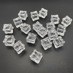 Reusable Acrylic Fake Ice Cubes – Transparent Photo Props for Product Display