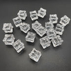 Reusable Acrylic Fake Ice Cubes – Transparent Photo Props for Product Display