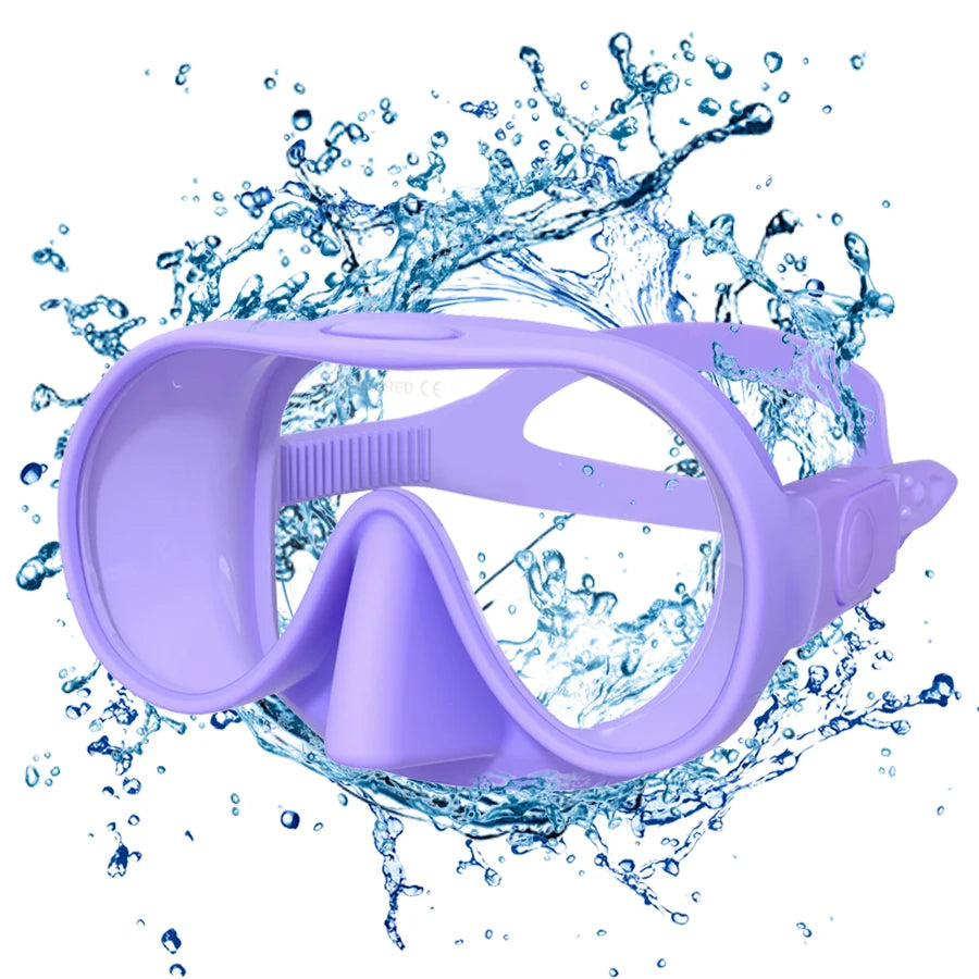Full Face Snorkel Mask – Anti-Fog Panoramic Diving Goggles for Underwater Swimming